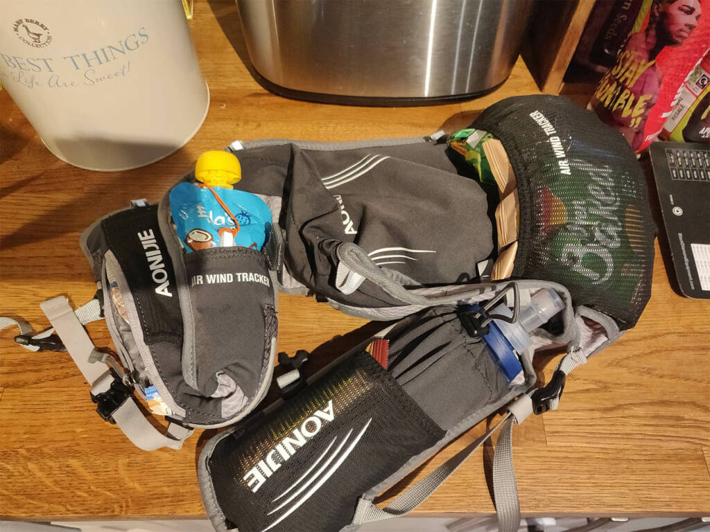 running 50 miles hydration pack