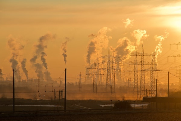 air pollution worsening global warming.