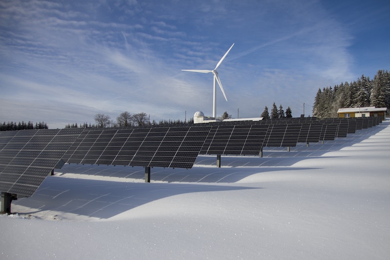 انرژی خورشیدی و باد برای کاهش گرمایش جهانی