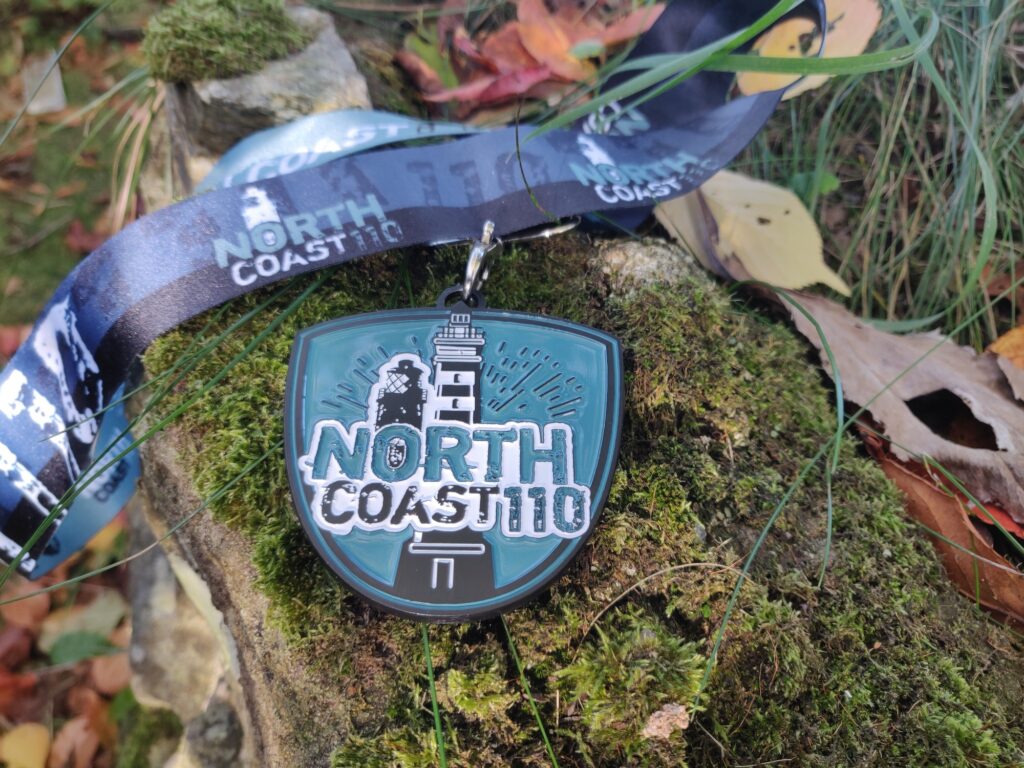 North Coast 110km finisher medal