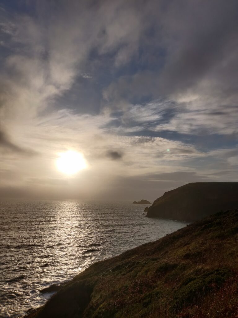 Pembrokeshire Coastal Path sunset