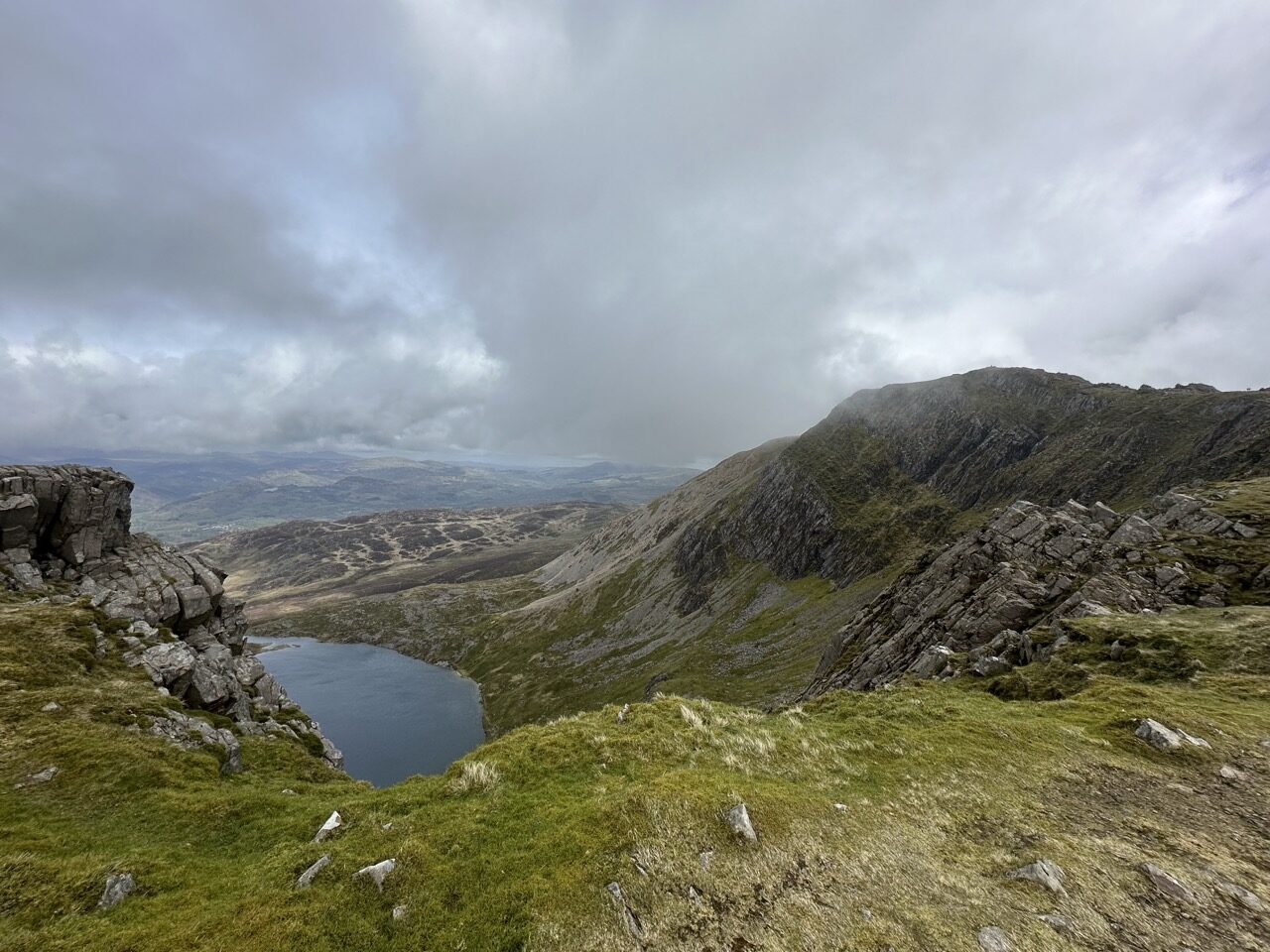 view from the Cadair range