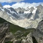 Fastpacking the TMB splendid views over Mont Blanc